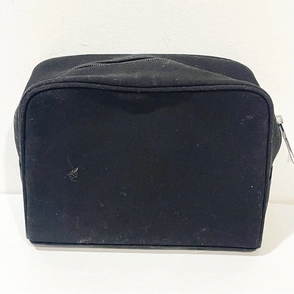 Dolce & Gabbana Beauty Black Canvas Full Zip Beauty‎ Pouch